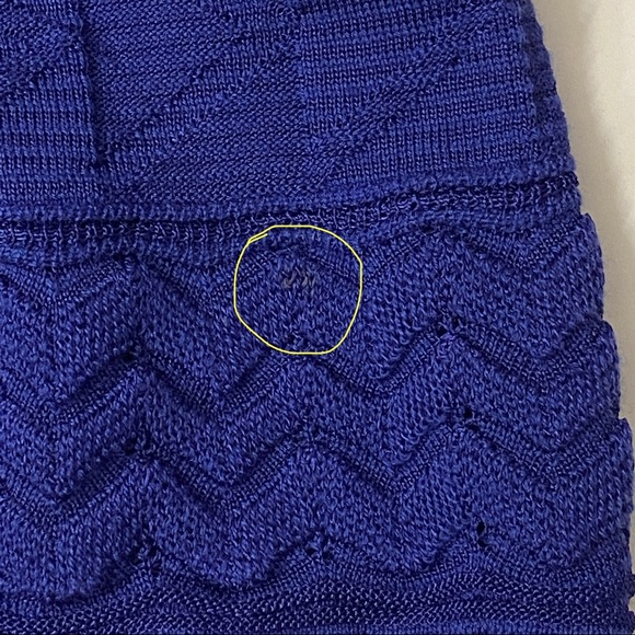 Missoni Chevron Sweater Knit Long Sleeve Dress - Picture 9 of 12